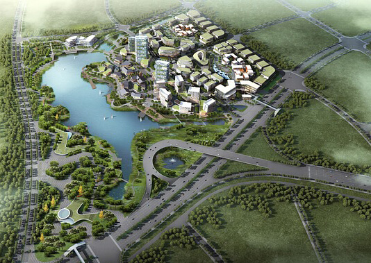 科技智慧產業園的外觀